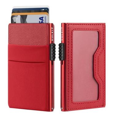 Imagem de Carteira VULKIT Minimalist com bloqueio RFID de janela de identificaçã