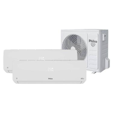 Imagem de Ar Condicionado Bi Split Philco 18000 BTUs (HW 09K+12K) Quente e Frio Inverter 220V R32 PAC18QW