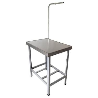 Imagem de Mesa de Banho e Tosa Inox AlcaPet 80X55cm APIS-14P