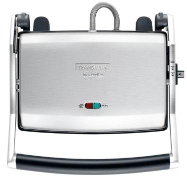 Imagem de Sanduicheira Tramontina By Breville Express Em Aço Inox Fosco Com Chapa Flutuante 69054012 220V