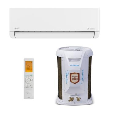 Imagem de Ar Condicionado Split Hi Wall Midea Airvolution Connect Inverter 9.000 Btus Frio 220V R-32