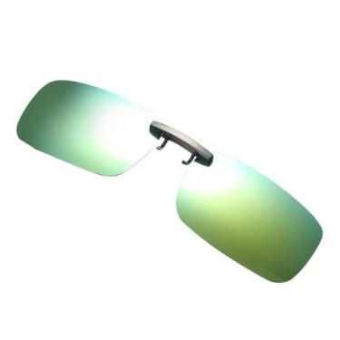 Imagem de Lentes Clip On Sobrepõe Óculos Polarizada e com Proteção UV400 - Vinki
