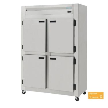 Imagem de Geladeira Comercial 4 Portas de Inox Escovado com Rodas 25KRES4PD 220V Kofisa