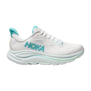 Imagem de Tênis Hoka One One Clifton 10 Branco/Azul Feminino-Feminino