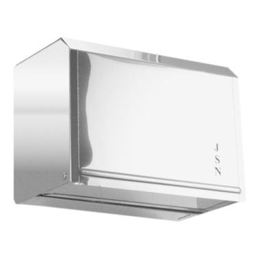 Imagem de Kit 08 Porta Papel Toalha Interfolha em Aço Inox com Abertura Frontal Inox Higipack