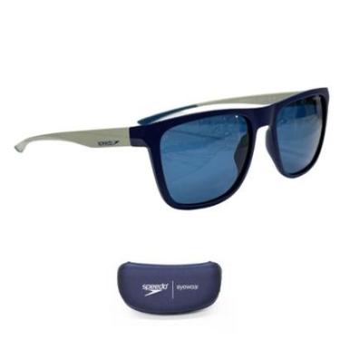 Imagem de Óculos de Sol Speedo Speeder 2 D11 Azul Espelhado Polarizado-Unissex