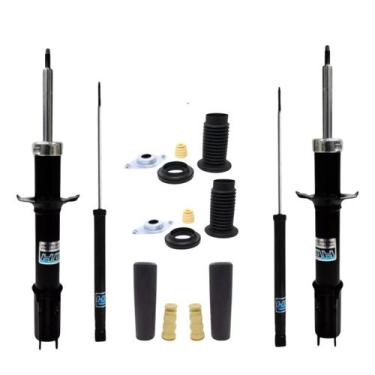 Imagem de 4 Amortecedor Nakata Diant+Tras+Kit Coxim Renault Kwid 18 19