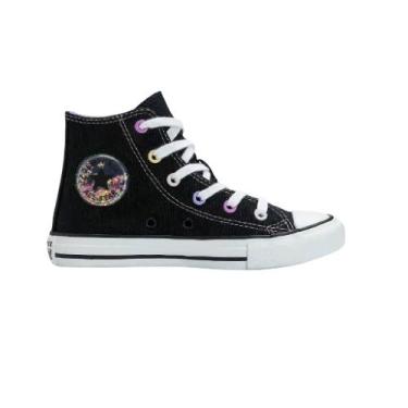 Imagem de Tenis all star chuck taylor ref ck1551 uniisex, 31, Preto, Branco