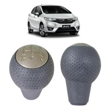 Imagem de Reparo Manopla Bola Grafite Alavanca Câmbio Manual Fit Ex 2009 Á 2014 