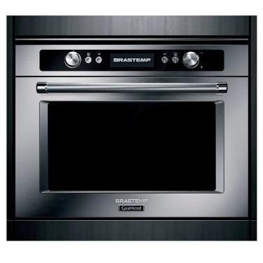 Imagem de Forno Elétrico de Embutir a Vapor Brastemp BOD45ARBNA 34L com 70 Funções Inox 220V