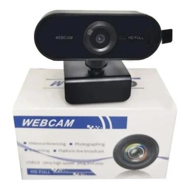 Imagem de Webcam 1080p Full Hd Alta Definição Live Gira 360 Usb Vídeo