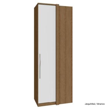 Imagem de Guarda Roupa Modulado 01 Porta Deslizante 245cm Canto Reto Setiba - Mó