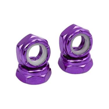 Imagem de Porca Colorida Truck Skate SOURCE 13mm M8, Violeta escuro
