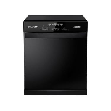 Imagem de Lava-Louças 8 Serviços Brastemp BLF08AE, 5 Programações, Preto
