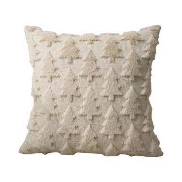 Imagem de Capa De Almofada Decorativa De Pelúcia De Natal Para Sofá, Sala De Est