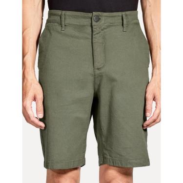 Imagem de Bermuda Aramis Masculina Chino Canvas Verde Militar-Masculino