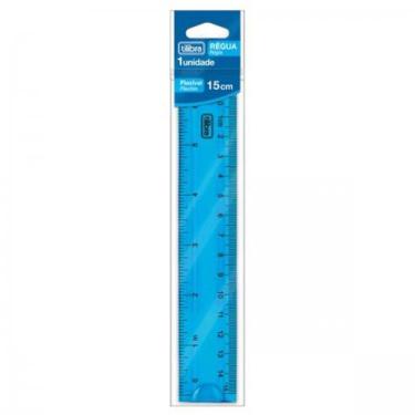 Imagem de Régua Flexível 15cm azul Tilibra