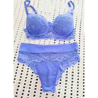 Imagem de Lingerie Plus Size Rejane Sutiã Calcinha Renda Reforçada - LOJA MODAS 