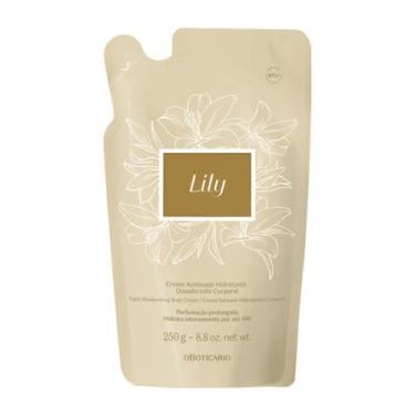 Imagem de Refil Creme Acetinado Hidratante Corporal Lily 250g Boticario - Boticá