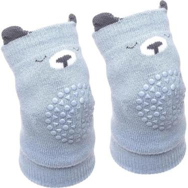 Imagem de Joelheira Antiderrapante Urso +6m - Azul - Buba