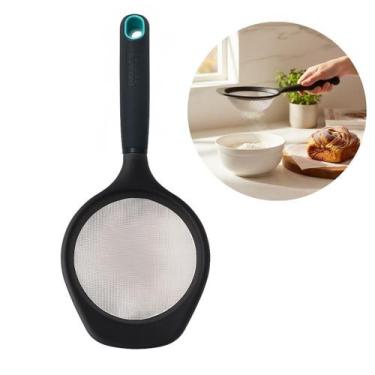 Imagem de Peneira Coar Polvilhar Aço Cozinha Utensílio Farinha Suco - Baker's Se