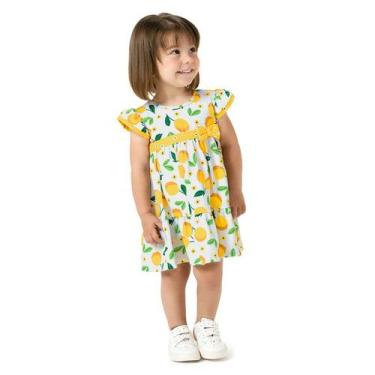Imagem de Vestido feminino branco 11 4201 tpx 1000983 - Kyly, Amarelo, P