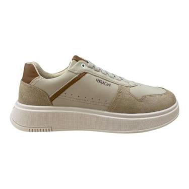 Imagem de Sapatênis Masculino Ferracini Logan Casual Couro Calce Fácil 9316-678D