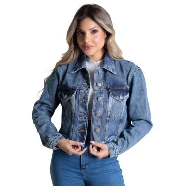 Imagem de Jaqueta Jeans Sawary - 282609 - Azul médiobr M, Azul, M