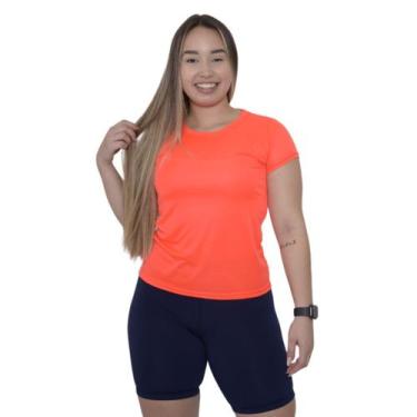 Imagem de Blusa Feminina Dry  Baby Look Academia Moda Fitness Básica - FR Moda F