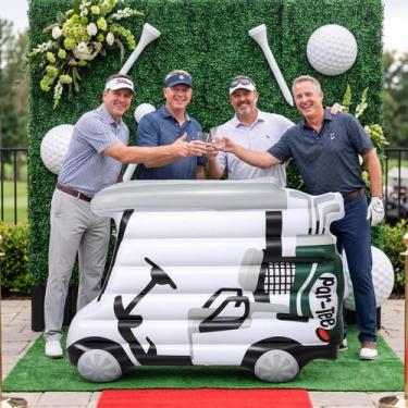 Imagem de Carrinho de golfe inflável Tasdurian em PVC para decoração de festa 12