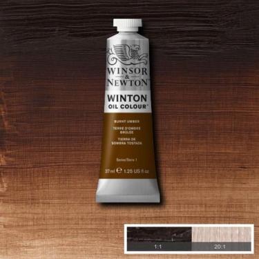 Imagem de Tinta A Óleo Para Tela Winton 37ml 076 S1 Burnt Umber - Winsor & Newto