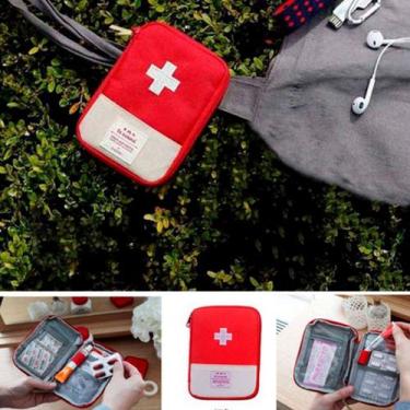 Imagem de Bolsa Necessaire Portatil Porta Medicamentos Curativos Aparelhos Glice