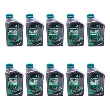 Imagem de Kit 10 L Óleo 5w30 API SP ACEA A5 B5 Sintét Petronas Selenia