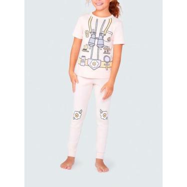 Imagem de Pijama Longo Hering Kids 56Q3 Estampado Algodão T. 04/14, 06, 1ae, Sal