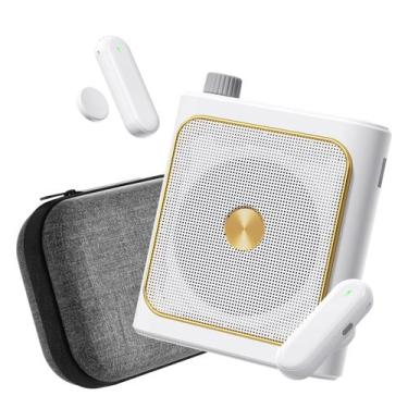 Imagem de Amplificador de Voz REWONDER com 2 Microfones Sem Fio Alcance de 15m
