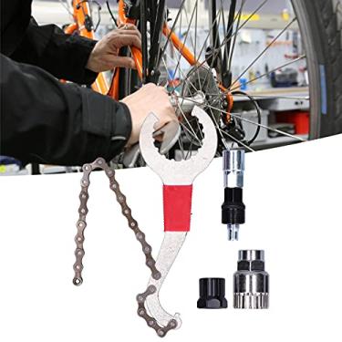 Imagem de Kit de reparo de bicicleta, conjunto de ferramentas de remoção de roda dentada conveniente de 20 dentes para bicicleta ao ar livre