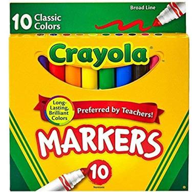 Imagem de Crayola Broad Line Markers, Classic Colors 10 Each (Pack of 24)