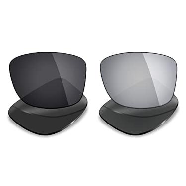 Imagem de Mryok 2 pares de lentes polarizadas de substituição para óculos de sol Oakley Jupiter Squared – Opções