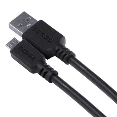 Imagem de Cabo Micro Usb Para Usb A 2.0 Para Celular 1 Metro Preto