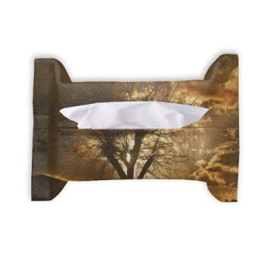 Imagem de Green Forestry Science Nature Scenery papel toalha facial saco de guardanapo