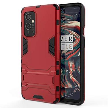 Imagem de Mobile phone accessories Para um estojo protetor à prova de choque de for OnePlus 9 PC + TPU com suporte phone case