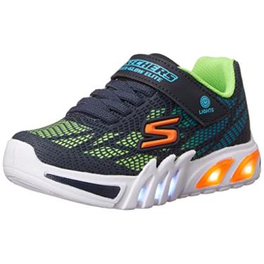 Imagem de Skechers Kids Boy's Flex-Glow Elite Tênis Sneaker, NavyMulti, 2 Little Kid