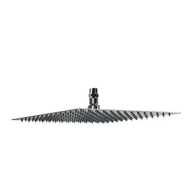 Imagem de Ducha Inox Slim Quadrado 30x30 Com Niple Suporte De Teto