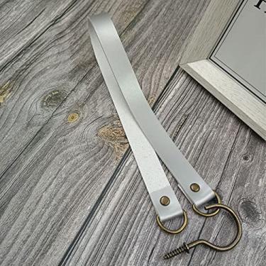 Imagem de Gravatas de Cortina de Couro Acessórios de Quarto Presilhas de Suporte de Cortina Fivelas de Cortina Decoração de Casa, H, 4 peças