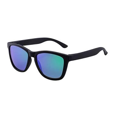 Imagem de Óculos de sol masculino e feminino retrô polarizado feminino masculino óculos de sol quadrado designer lente espelho vintage tons, verde c22, outros