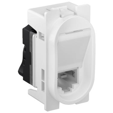 Imagem de Módulo Tomada RJ45 CAT5 Branco Nereya Cod. 663075 - Pial