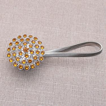 Imagem de Ímã da moda flor alça de cortina fivela de cortina magnética suporte de janela acessórios de cortina decoração de quarto, b,30,50 cm