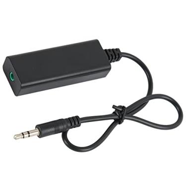 Imagem de Isolador de ruído de loop de aterramento AUX Filtro isolador de loop de aterramento com cabo de de 3,5 mm para estéreo doméstico de som de carro, plug and play