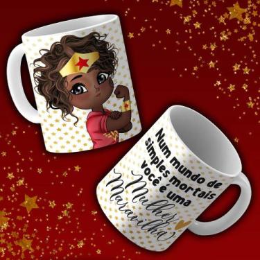 Imagem de Caneca Personalizada - Mulher Maravilha Cute (Mod: 04) Cerâmica 325ml