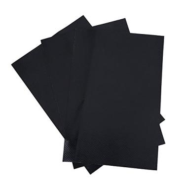 Imagem de Conjunto de 6 peças de adesivos de reparo de PVC da SolUptanisu para barcos infláveis de canoa Kayak, acessório de reparo à prova d'água (preto, vermelho, cinza opcional), Preto